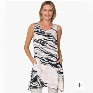 Summerfield Top COLOR MAKING WAVES PRINT